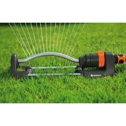 Gardena 18700-32 irrigatore Sistema di spruzzo d'acqua oscillante Nero