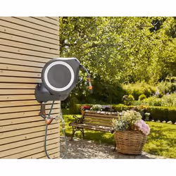 Gardena RollUp M Rocchetto montato a muro Automatico Nero, Blu, Grigio - Vista aggiuntiva 4
