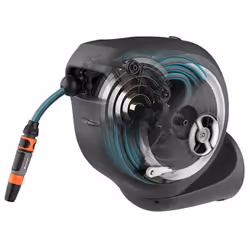 Gardena RollUp M Rocchetto montato a muro Automatico Nero, Blu, Grigio - Vista aggiuntiva 5
