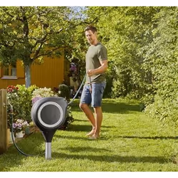Gardena RollUp Avvolgitubo da terra Automatico Nero, Grigio - Vista aggiuntiva 4