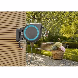 Gardena 18630-20 avvolgitubo da giardino Rocchetto montato a muro Automatico Nero, Blu - Vista aggiuntiva 4