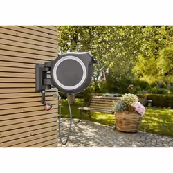 Gardena RollUp Rocchetto montato a muro Automatico Nero, Grigio - Vista aggiuntiva 4