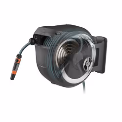 Gardena RollUp Rocchetto montato a muro Automatico Nero, Grigio - Vista aggiuntiva 6