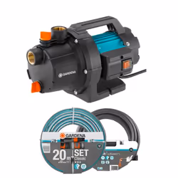 Gardena 9011-47, 600 W, AC, 3,5 bar, 3000 l/h, Nero, Verde