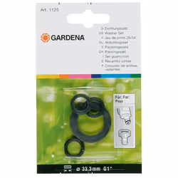 Gardena 1124-20, Guarnizione per taglio del getto dell'acqua, Anello, Nero, Gardena 901-50, 2901-20