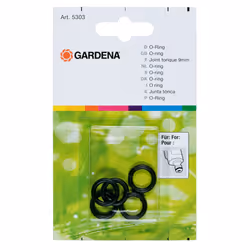 Gardena 5303-20, Guarnizione per taglio del getto dell'acqua, Rotolo, Nero