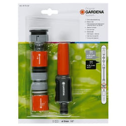 Gardena 8175-20 raccordo e adattatore per tubo Nero, Grigio, Arancione 4 pz
