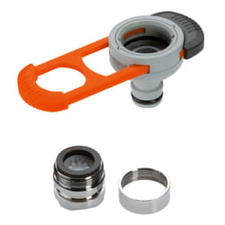 Gardena 8187 Connettore per rubinetto Grigio, Arancione 1 pz