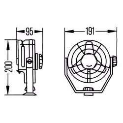Ventilatore interno HELLA 8EV 003 361-011