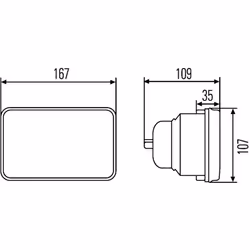 Fanale di guida HELLA 1KB 003 177-061 - Vista aggiuntiva 4
