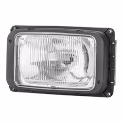 Fari; HELLA; Sx, Dx T4W, H4 Alogeno 24, 12 nero 352 195 per veicolo circolazione Dx IP5K4K; per MAN; E124496, E124540, 281251 ...