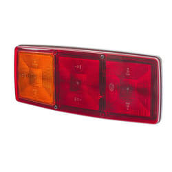 HELLA 2SE 003 167-031 Fanale posteriore Sx P21W, R10W nero 12, 24 senza lampadine con guarnizione, con portalampada