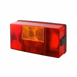 Luce posteriore; HELLA; Dx rosso/giallo nero per rimorchio, senza lampadine; 16005189, E139385, K615150, 1084109, 1134583