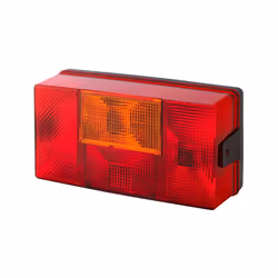 Luce posteriore; HELLA; Sx rosso/giallo nero per rimorchio, senza lampadine; E139385, K615149, 1084110, 1134582, 280590280