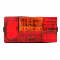 HELLA 2SD 006 040-131 Luce posteriore Sx rosso/giallo nero per rimorchio, senza lampadine