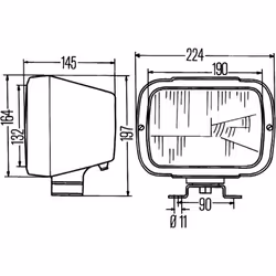 Fanali HELLA 1AE 004 234-001