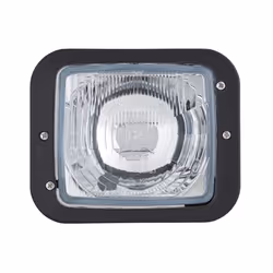 Fari; HELLA; Dx, Sx H4, T4W Alogeno 12 nero 185 154 per veicolo circolazione Dx; per MERCEDES-BENZ; E134463, 0015441101, A001 ...