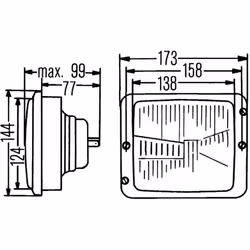 Fanali HELLA 1AA 004 109-001 - Vista aggiuntiva 4