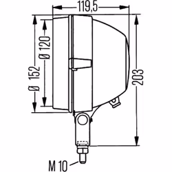 Lampada da lavoro HELLA 1G3005 760-221