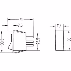 Indice: 6FH004 406-052. Numero del Produttore: 6FH 004 406-052. Produttore: HELLA. Tipo comando: Comando ribaltamento.