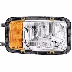 Fari; HELLA; Dx P21W, H4, T4W Alogeno 24, 12 per veicolo circolazione Sx; per MERCEDES-BENZ; E114541, E17129, TT218241, 60714 ...