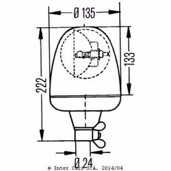 Faro rotante HELLA 2RL 006 846-001 - Vista aggiuntiva 5