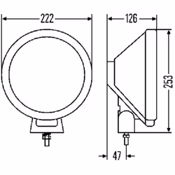 Fanale di guida HELLA 1F8 006 800-191 - Vista aggiuntiva 4