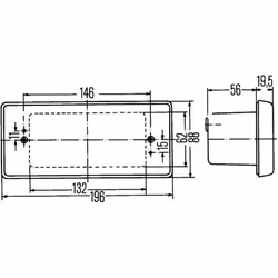 Fanale posteriore HELLA 2NE 003 734-091 - Vista aggiuntiva 4