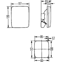 Fanale posteriore HELLA 2SA 005 200-171