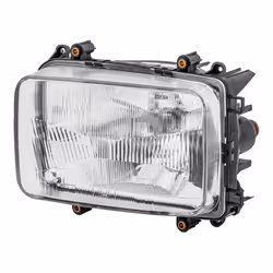 Fari; HELLA; Sx H4, W5W Alogeno 24 per veicolo circolazione Sx; per DAF; 1293370, 1293370