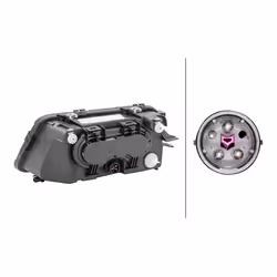 HELLA 1AF 963 030-301 Fari Dx H7/H1, W5W, H7, H1 Alogeno, FF 12 per veicolo circolazione Dx AUDI: A3 Hatchback