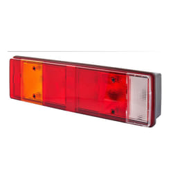 HELLA 2VD 008 204-071 Fanale posteriore Sx P21W, R5W nero 12, 24 senza lampadine con portalampada