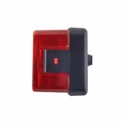 HELLA 2SD 002 582-011 Luce posteriore Sx nero con guarnizione senza lampadine
