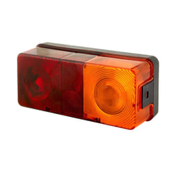 HELLA 2SD 002 582-021 Luce posteriore Dx nero con guarnizione senza lampadine
