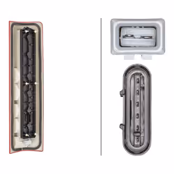 HELLA 2SK 008 208-051 Fanale posteriore Sx P21W, PY21W, R5W 12 senza lampadine con portalampada IVECO: DAILY 3 Bus, DAILY 3 Kasten/Kombi
