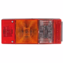 HELLA 2VD 007 547-181 Luce posteriore Dx rosso/giallo nero senza lampadine