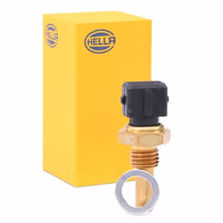 Sensore Temperatura Refrigerante; HELLA; nero nero con guarnizione; per ALFA ROMEO, LANCIA, OPEL, VOLVO; 195051101000, 608005 ...