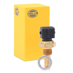 HELLA 6PT 009 107-501 Sensore Temperatura Refrigerante nero nero con guarnizione ALFA ROMEO: GTV, 75, 155, LANCIA: Thema Sedan, OPEL: Astra F Caravan