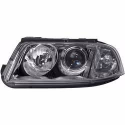 Fari; HELLA; Dx H7/H7, PY21W, W5W DE, Alogeno, FF, asimmetrico 12 trasparente per veicolo circolazione Sx; per VOLKSWAGEN, VW ...