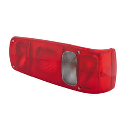 HELLA 2VA 007 502-061 Luce posteriore Dx bianco/rosso bianco/marrone con lampadine, per rimorchio