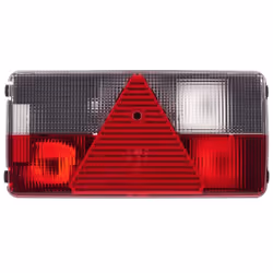 HELLA 2VB 341 032-121 Luce posteriore Dx trasparente nero per rimorchio, senza lampadine