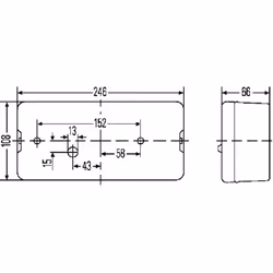 Fanale posteriore HELLA 2SE 007 547-021