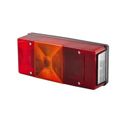 HELLA 2SE 007 547-041 Luce posteriore Dx Rosso nero senza lampadine