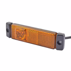 Luce laterale; HELLA; LED Dx, Sx 12 Raccordo a vite, Montaggio, esterno; E11395, E11396, 008645011, 07071527, FE6239