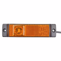 HELLA 2PS 008 645-011 Luce laterale LED Dx, Sx 12 Raccordo a vite, Montaggio, esterno