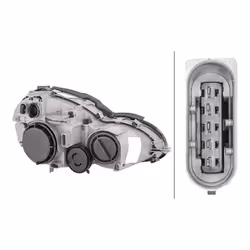 HELLA 1DR 007 984-091 Fari Sx PY21W, H7/H7, W5W Alogeno 12 trasparente per veicolo circolazione Dx