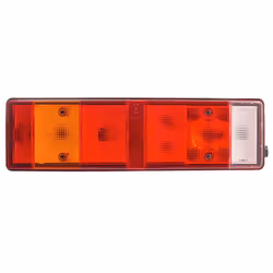 HELLA 2VD 008 204-251 Fanale posteriore Sx P21W, R5W nero 12, 24 senza lampadine con portalampada