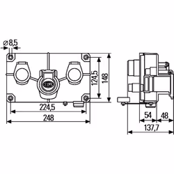 Raccordo/distributore HELLA 8JE 340 165-001