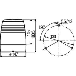Faro rotante HELLA 2RL 008 965-011