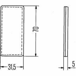 Riflettore HELLA 8RA 004 412-001 - Vista aggiuntiva 4